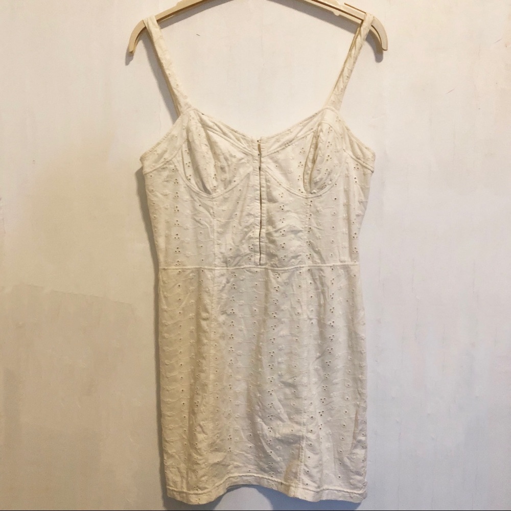 Free People Eyelet Corset Style Summer Dress